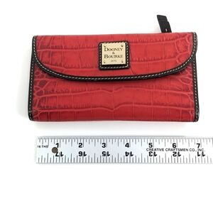 Dooney & Bourke Continental Croco Leather Wallet
